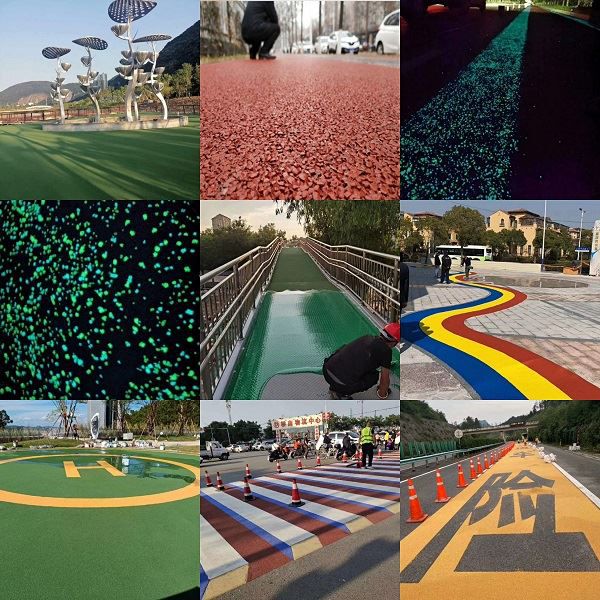 ရောင်စုံ Anti-skip Road Adhesive က ပိုကောင်းပါတယ်။