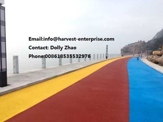 Colour Ceramic Particles Anti-skid Pavement ၏ အားသာချက်များ
